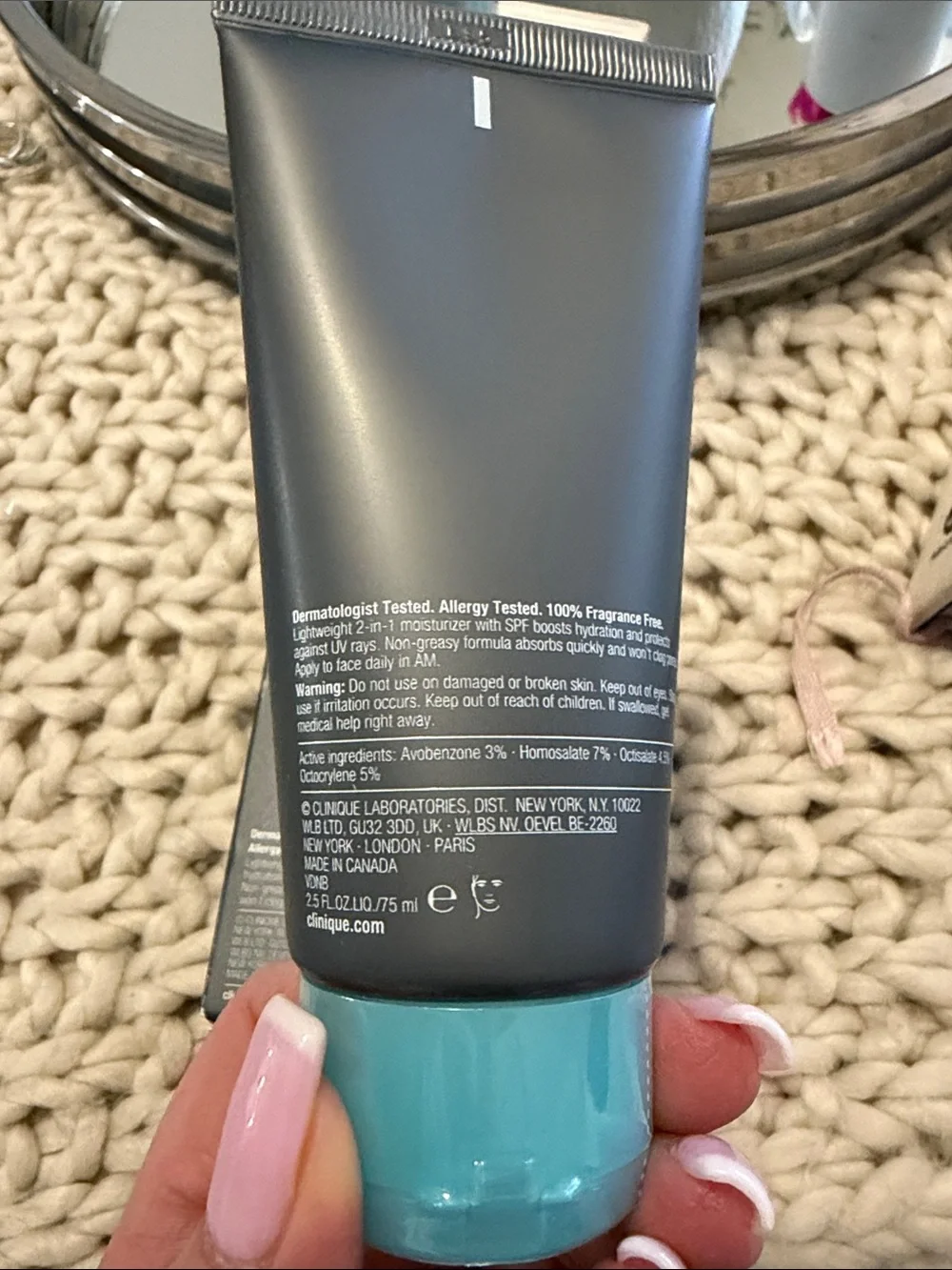Clinique for men Daily Hydrator Broad Spectrum SPF 35 2.5oz
